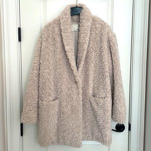 Teddy Cocoon Jacket